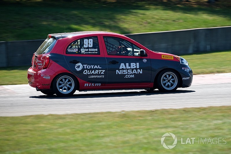 Olivier Bédard takes victory at penultimate round of the Nissan Micra Cup