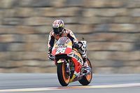 Pedrosa topt halfnatte tweede training GP Aragon, P20 Rossi