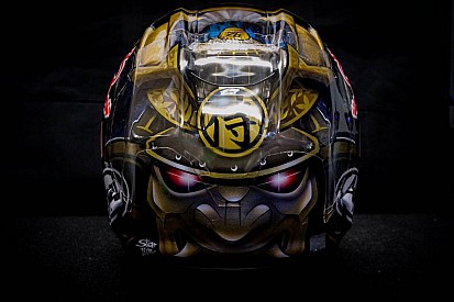 Inspirado en el samurai, Pedrosa revela casco para GP de Japón
