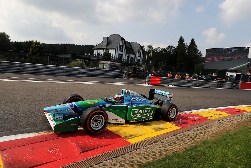 Mick Schumacher au volant de la Benetton B194-5