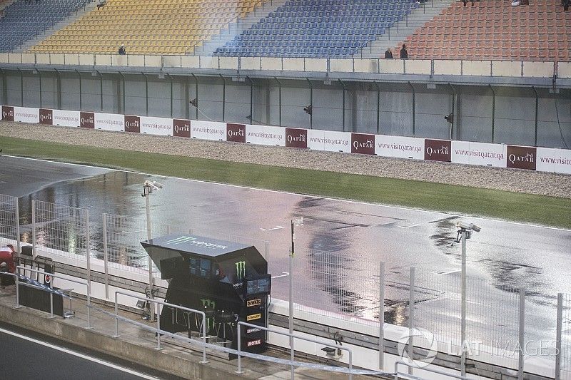 Los equipos de MotoGP recibieron el protocolo para el test en mojado de Qatar