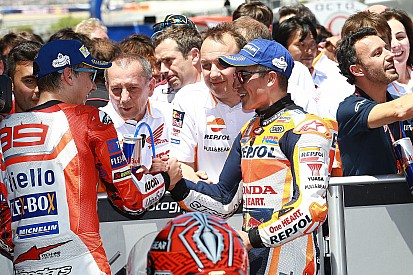 Marquez scherza su Lorenzo in Honda: "Avevo chiesto un compagno forte, ma non così tanto"