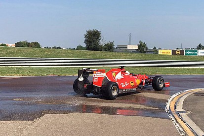 Джовинацци протестировал новые дождевые шины Pirelli