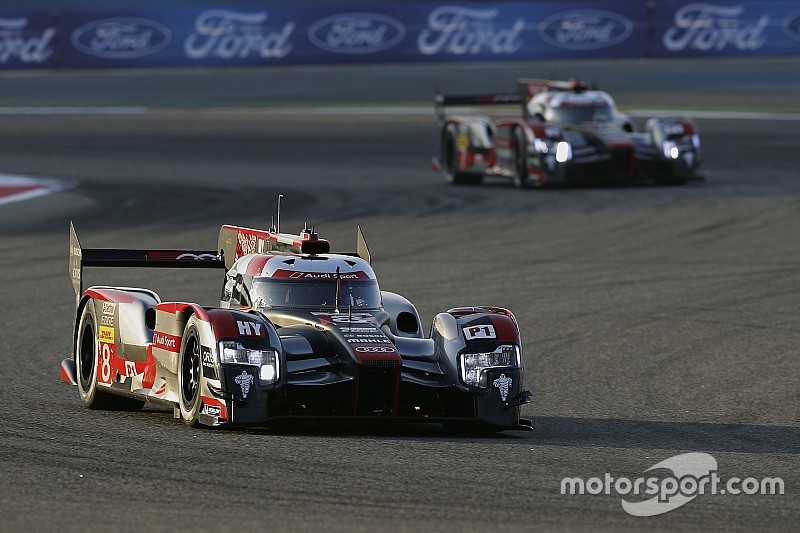 【WECバーレーン】アウディ、最後のレースを1-2で完勝。チャンピオンはポルシェ2号車