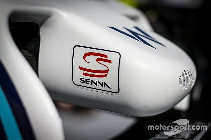 Logo Senna sur la Williams FW40