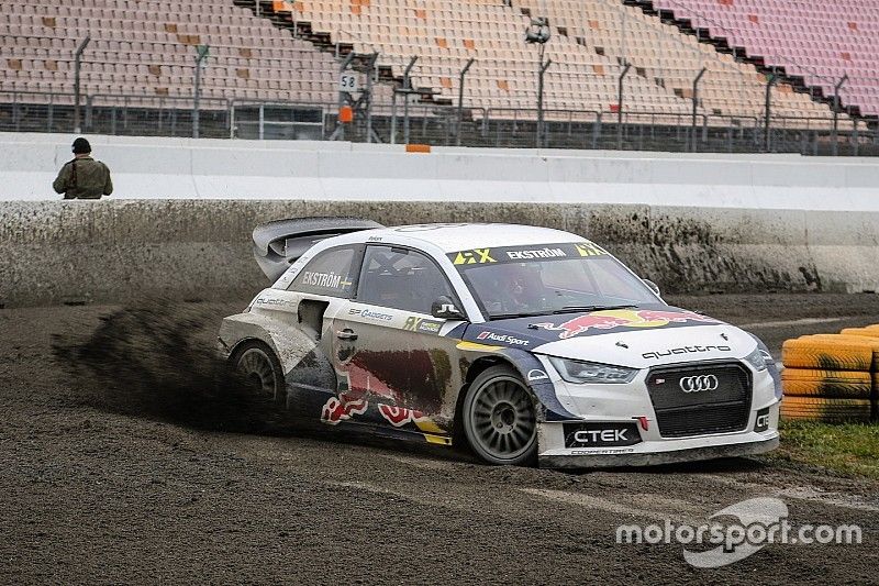 Portugal WRX: Ekstrom leads on rain-hit opening day