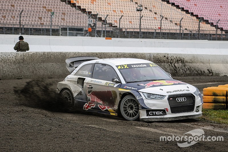 Portugal WRX: Ekstrom leads on rain-hit opening day