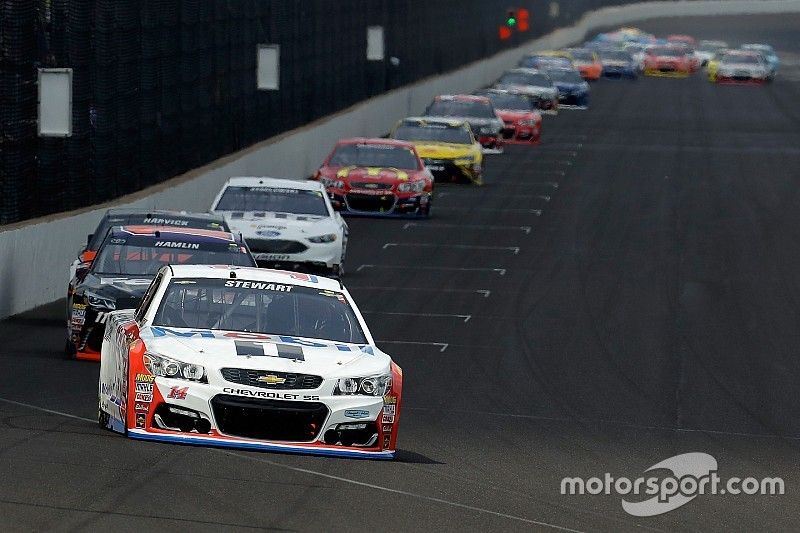 Stewart enjoys "the most relaxing Brickyard I’ve ever had"