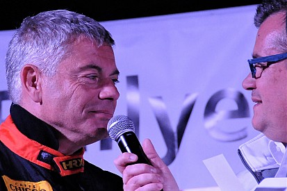 Olivier Burri au départ du Rallye Monte Carlo en janvier