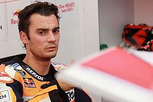 Balapan hujan, Pedrosa senang finis lima besar