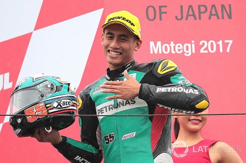 Il terzo classificato Hafizh Syahrin, Petronas Raceline Malaysia