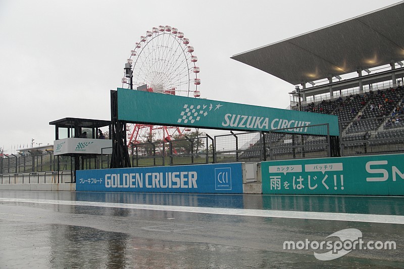 スーパーフォーミュラ最終戦鈴鹿、公式予選は開始直後の豪雨で赤旗中断