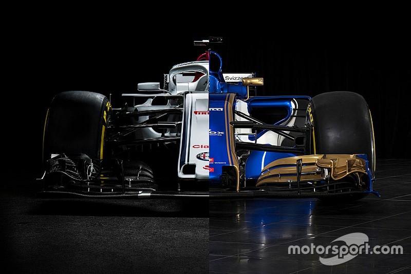 Quand les Sauber C36 et C37 se comparent