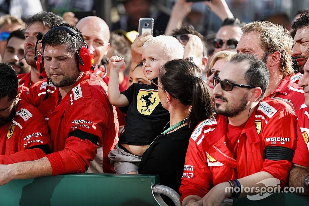 Minttu Virtanen, and son Robin Raikkonen