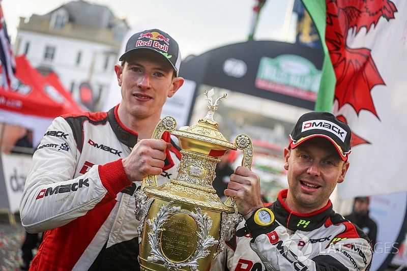 Winners Elfyn Evans, Daniel Barritt, Ford Fiesta WRC, M-Sport