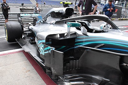 Mercedes avec une W09 fortement évoluée en Autriche