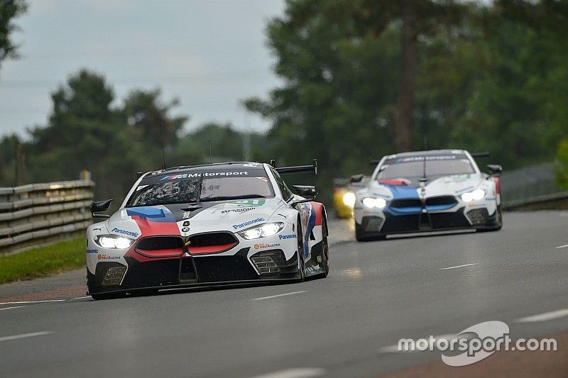 #81 BMW Team MTEK BMW M8 GTE: Martin Tomczyk, Nicky Catsburg, Philipp Eng, #82 BMW Team MTEK BMW M8 GTE: Antonio Felix da Costa, Alexander Sims, Augusto Farfus