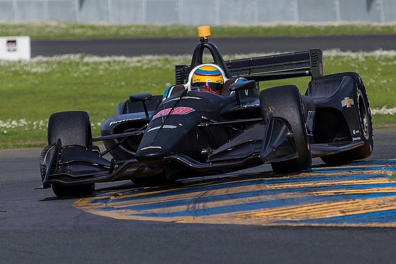 Chaves thrilled with Harding Racing’s first roadcourse test