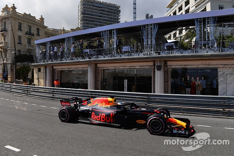 Ricciardo y Red Bull dominaron el jueves de Mónaco