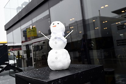 GALERÍA: El Circuit de Barcelona-Catalunya, nevado