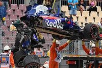 Toro Rosso, crash Hartley: spezzati gli attacchi fra motore e cambio