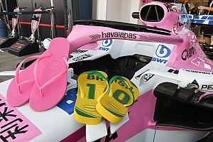 Halo Force India disponsori sandal jepit Havaianas