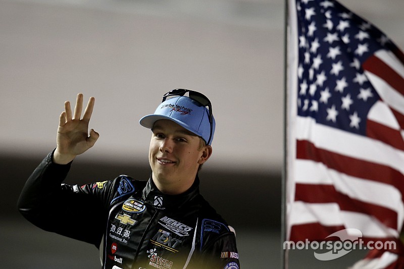 Teenaged phenomenon Nemechek heads Truck points into Kansas