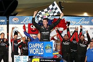 Ben Rhodes claims first Truck win in thrilling finish at Las Vegas