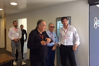 Marchionne all'Hungaroring fa subito visita alla Mercedes