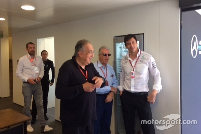 Marchionne all'Hungaroring fa subito visita alla Mercedes