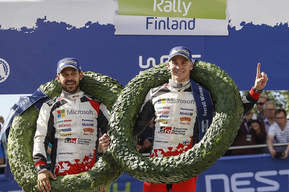 Esapekka Lappi Kendarai Mobil Kelima Toyota di Reli Finlandia