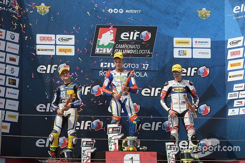 Nicholas Spinelli vince dopo la penalizzazione di Groppi