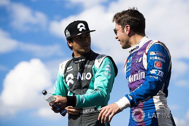 Nelson Piquet Jr., NEXTEV TCR Formula E Team, and Robin Frijns, Amlin Andretti Formula E Team