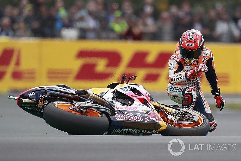 Marc Marquez, Repsol Honda Team crash