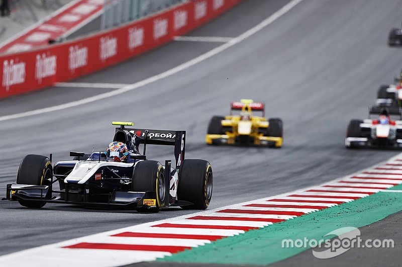 Festejo de Markelov en la Fórmula 2