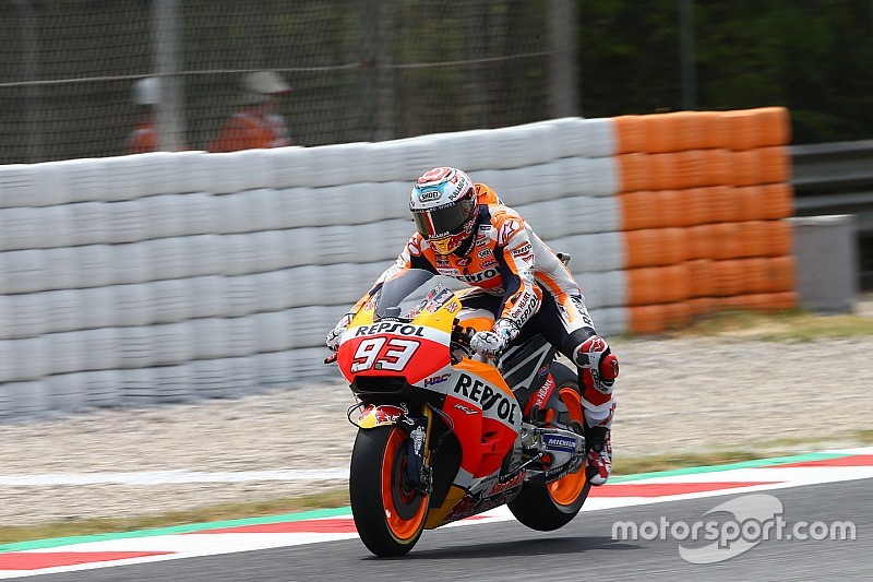 Marquez terjatuh empat kali dalam sehari di Catalunya