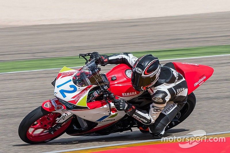 Debut di World Supersport 300, Ali Adrian tak finis balapan