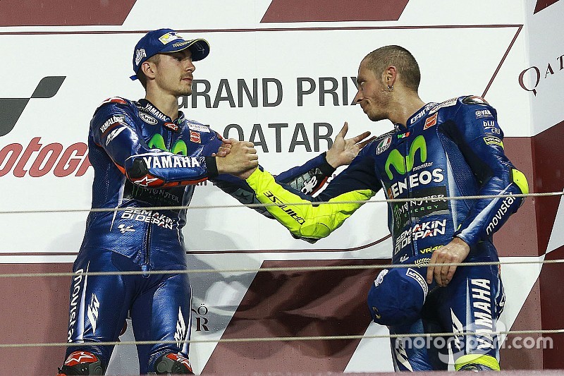 【MotoGP】ビニャーレス、ロッシ3位に”ビックリした”