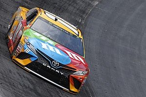 Kyle Busch tops final practice at Bristol after close call