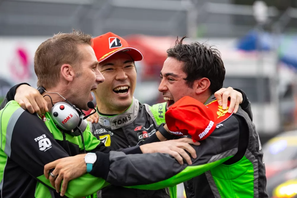 Michael Krumm, Giuliano Alesi, Ukyo Sasahara, #37 Deloitte TOM'S GR Supra