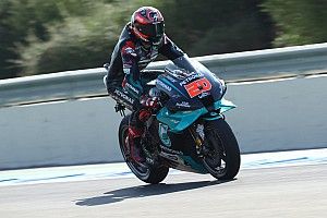MotoGP, Andalusia: Quartararo nel tris Yamaha, Rossi terzo