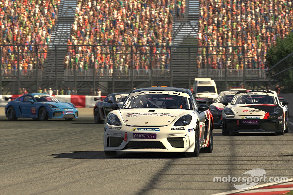 Bruno Souza e Emanuel Silva vencem no Canadá e Porsche Esports Sprint Challenge conhece sexto vencedor diferente em 6 corridas