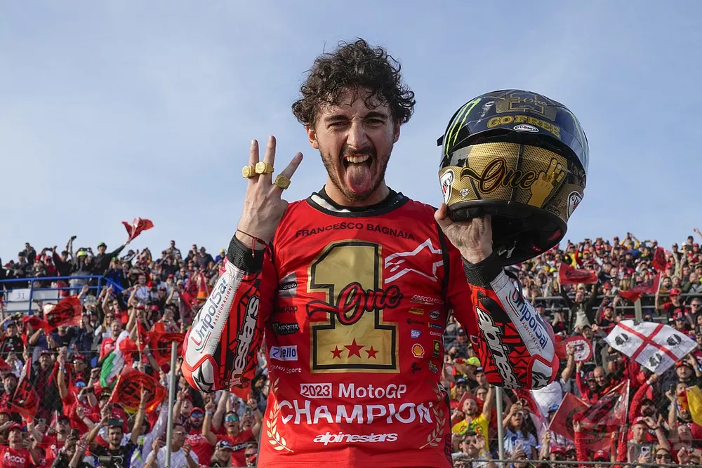 Le Champion du monde Francesco Bagnaia, Ducati Team