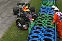 VIDEO: P&eacute;rez comete un error de novato y choca en la FP1 de Hungr&iacute;a