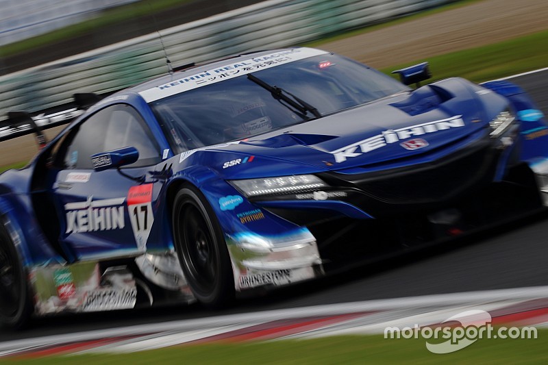 第6戦オートポリス公式練習:17号車KEIHIN NSX-GTがトップ発進