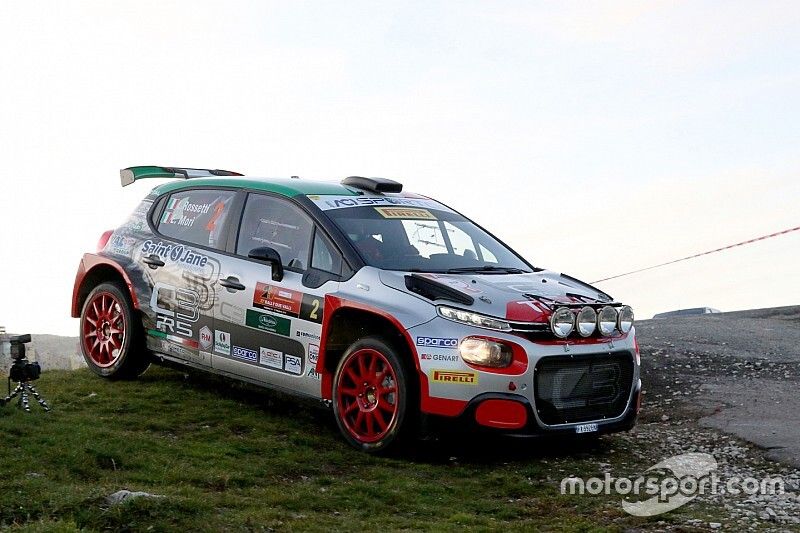 Rally 2 Valli difficile per Luca Rossetti e Citroen