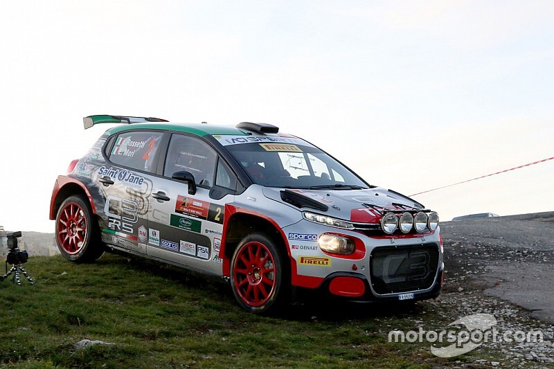 Rally 2 Valli difficile per Luca Rossetti e Citroen