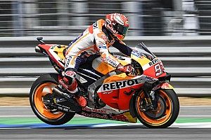 Thailand MotoGP: Marquez leads Yamaha quartet in warm-up