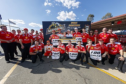 Ipswich Supercars: McLaughlin takes 100th team pole