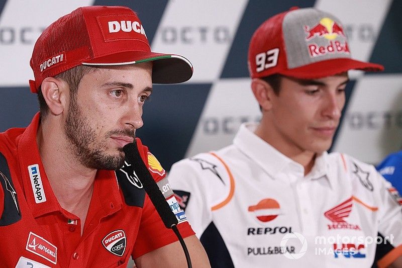 Dovizioso: “78 puntos son muchos, y todavía peor si se los tienes que recuperar a Márquez”